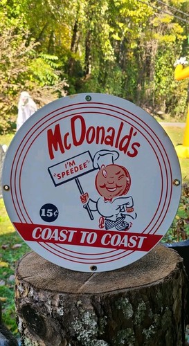 Porcelain mcdonalds speedee - porcelain,